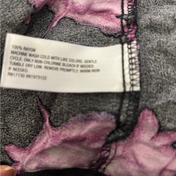 Ava & Viv Pink Floral Wrap Dress - Picture 3 of 7